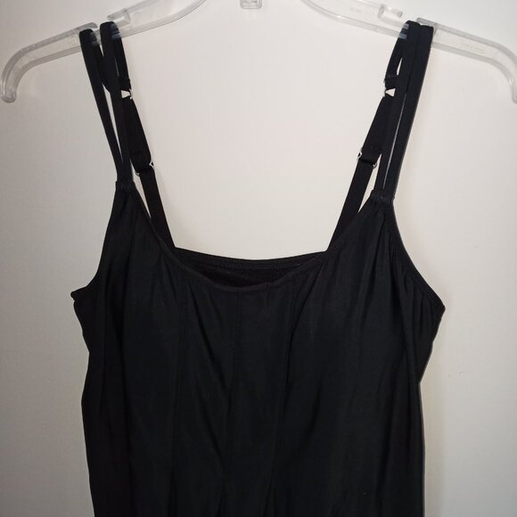 Black Tankini Swim Suit Top Size M - Picture 5 of 9